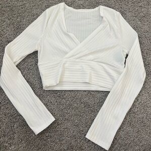 SHEIN M Women’s Long Sleeve Crop Top